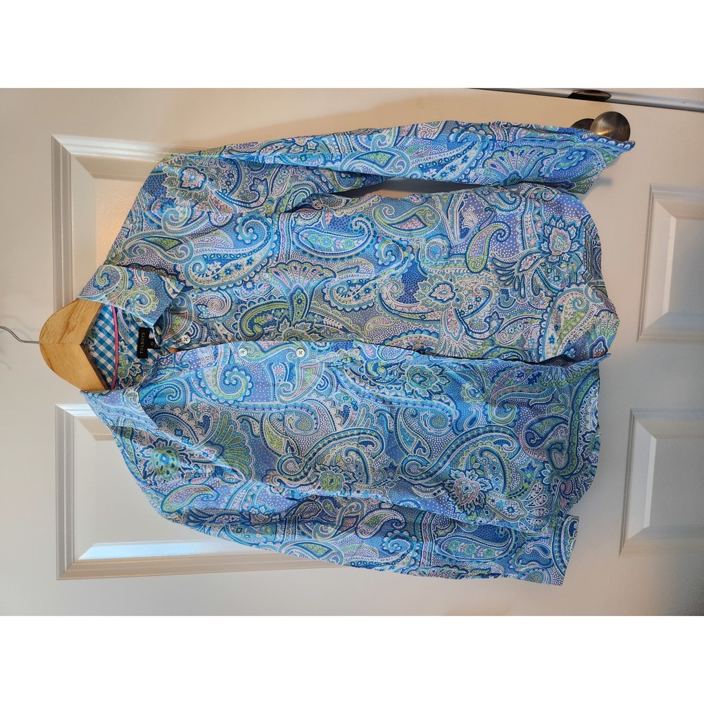 Talbots Paisley Blouse XS